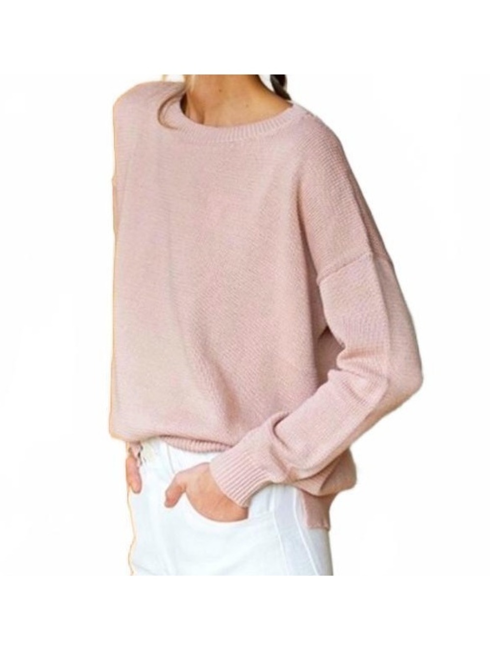 Emerson Fry Clayton organic cotton drop shoulder sweater medium